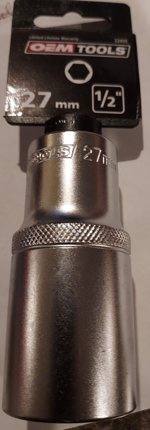 OEMTOOLS 22455 27mm 1/2" drive socket