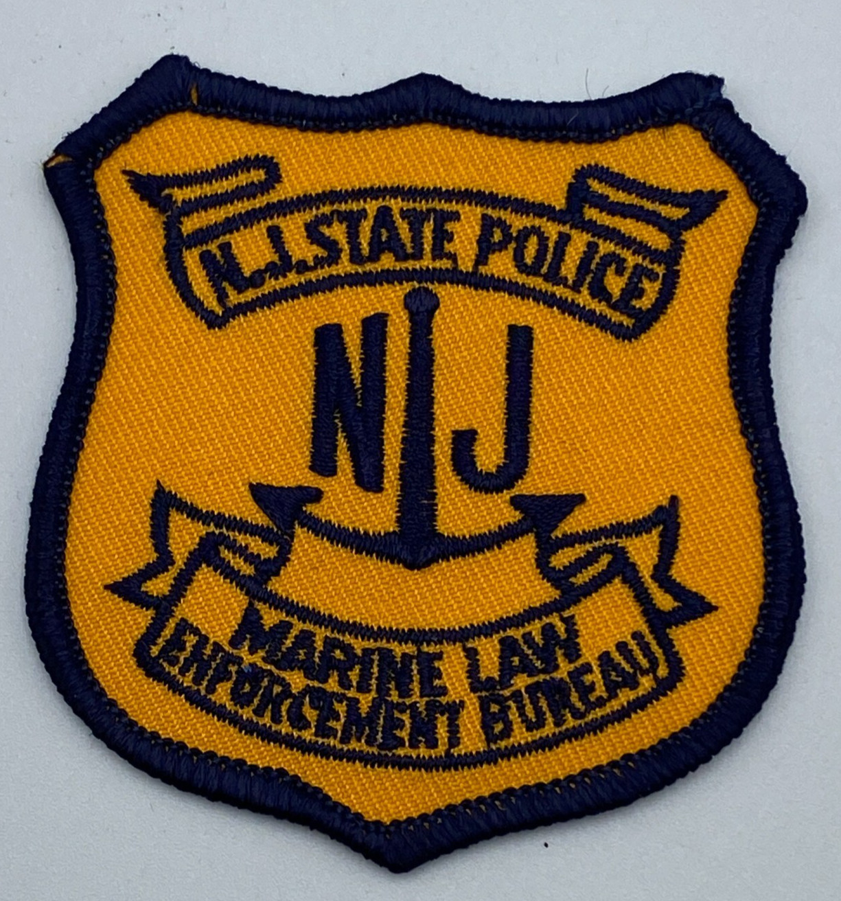 N.J. State Police Marine Law Enforcement Patch 2.5 inch