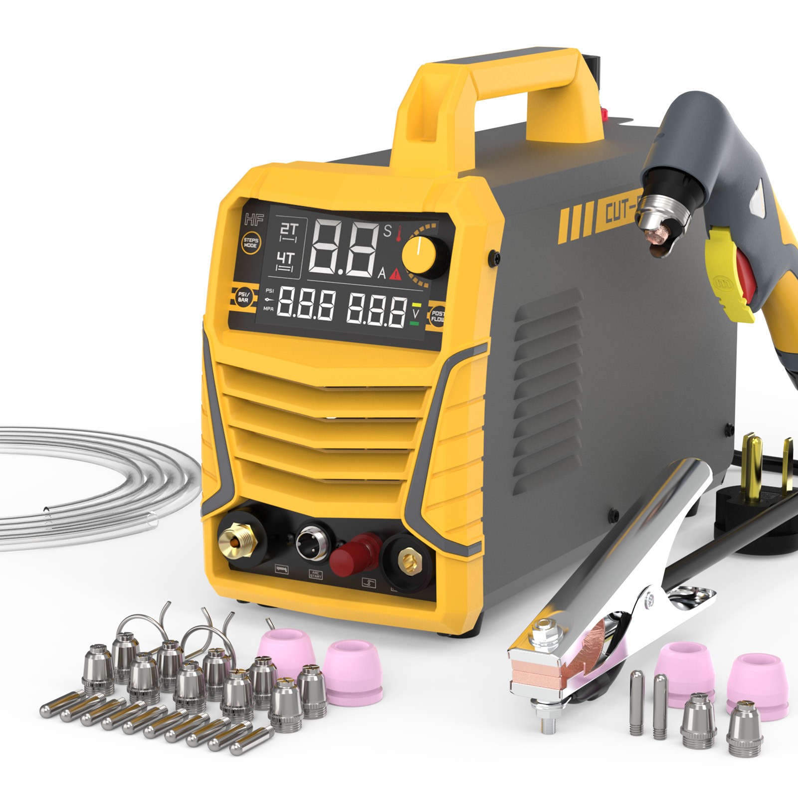 Plasma Cutter Non Touch Pilot Arc 50 Amp Cutter Machine 110/220V Cutting Kits