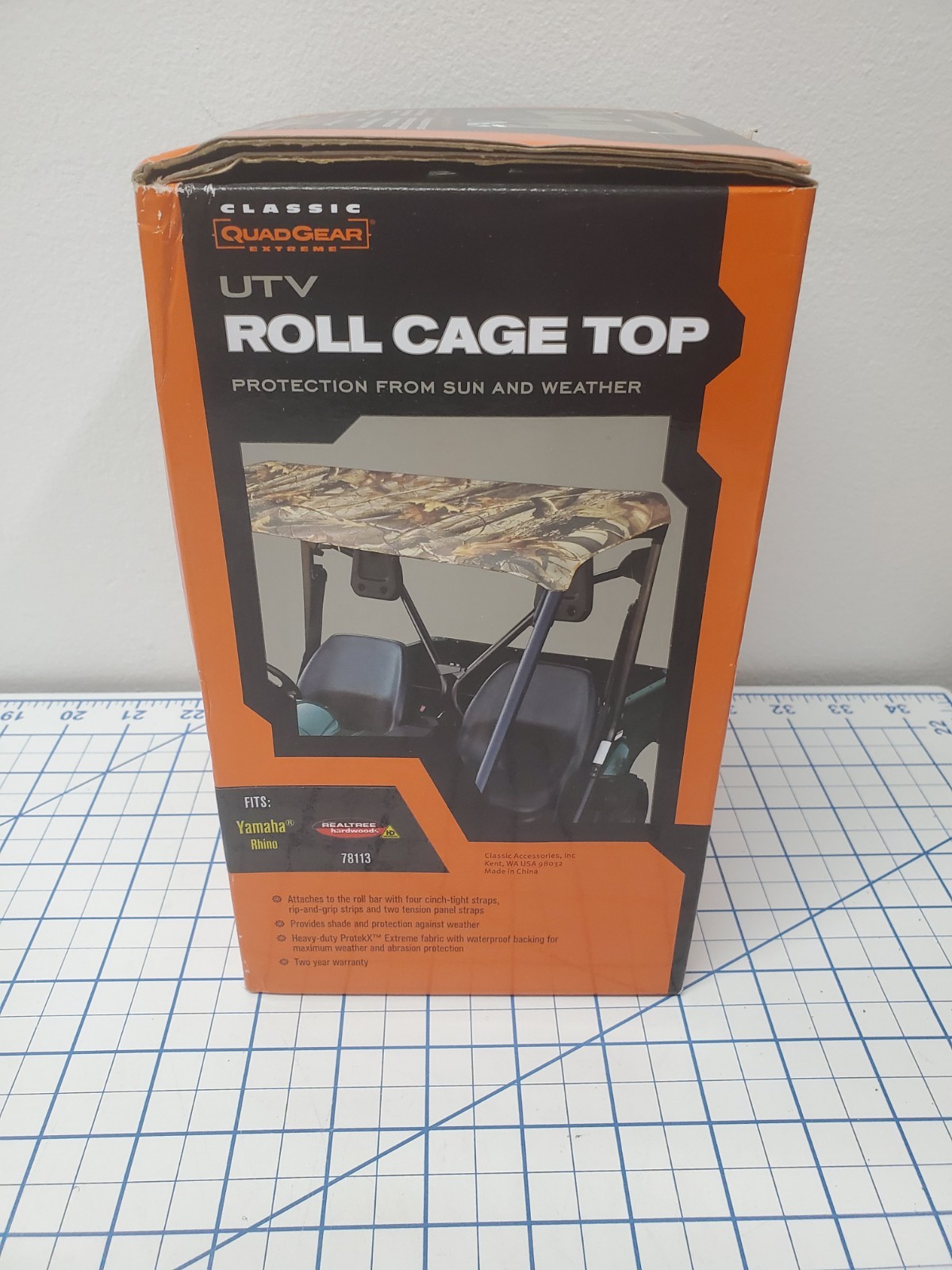 Classic Accessories Quadgear SXS UTV Rollcage Top - REALTREE Hardwood 78113