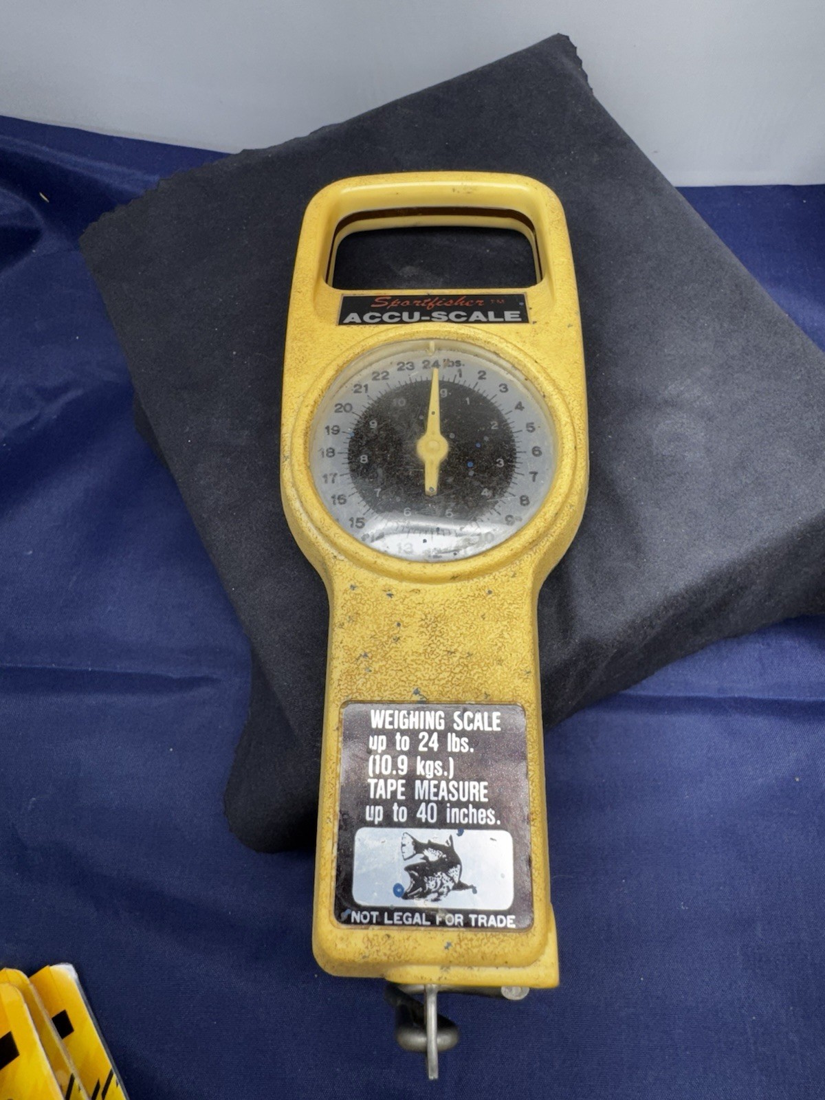 Vintage Sportfisher Accu-Scale - 24# Scale 40” Tape Measure Fishing Japan