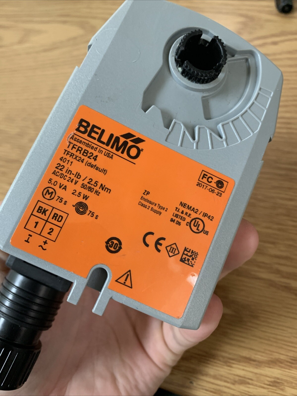 Belimo 1/2" B309B+ TFRB24-SR CV 0.8
