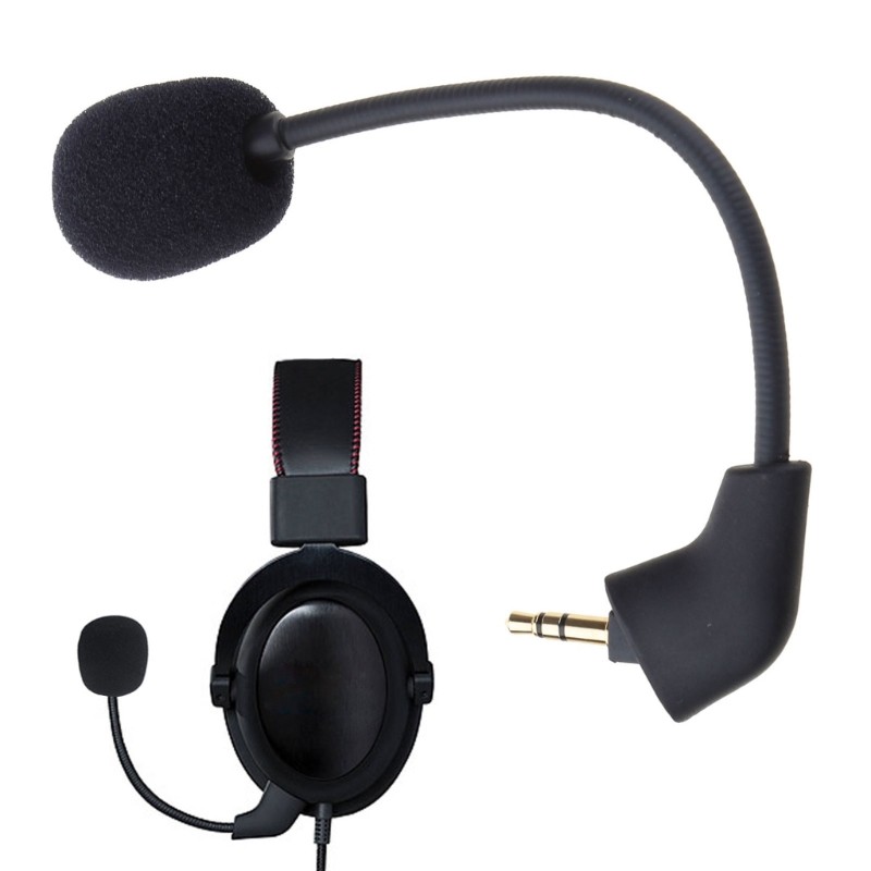 3.5mm Mic Headphone Microphone for Hyper X Cloud 2 II/Hyper X Cloud Sliver