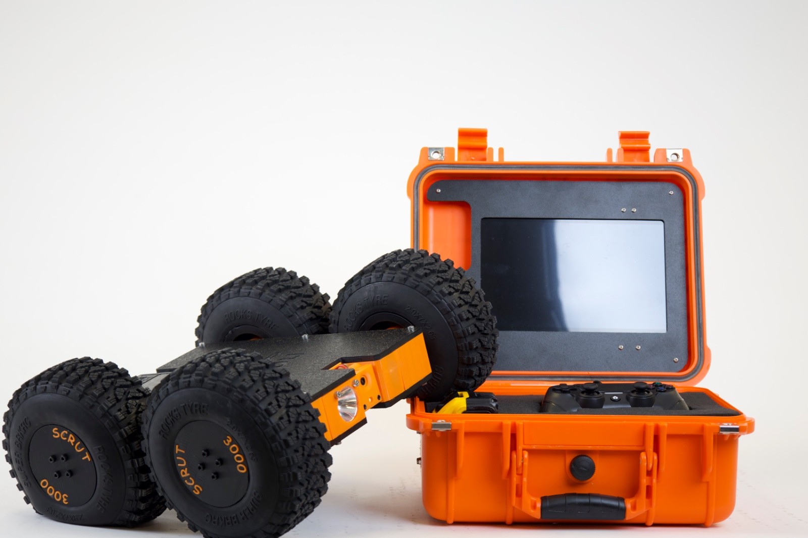 AlouTech Scrutinizer Crawlspace Inspection Robot Wireless Camera Rover
