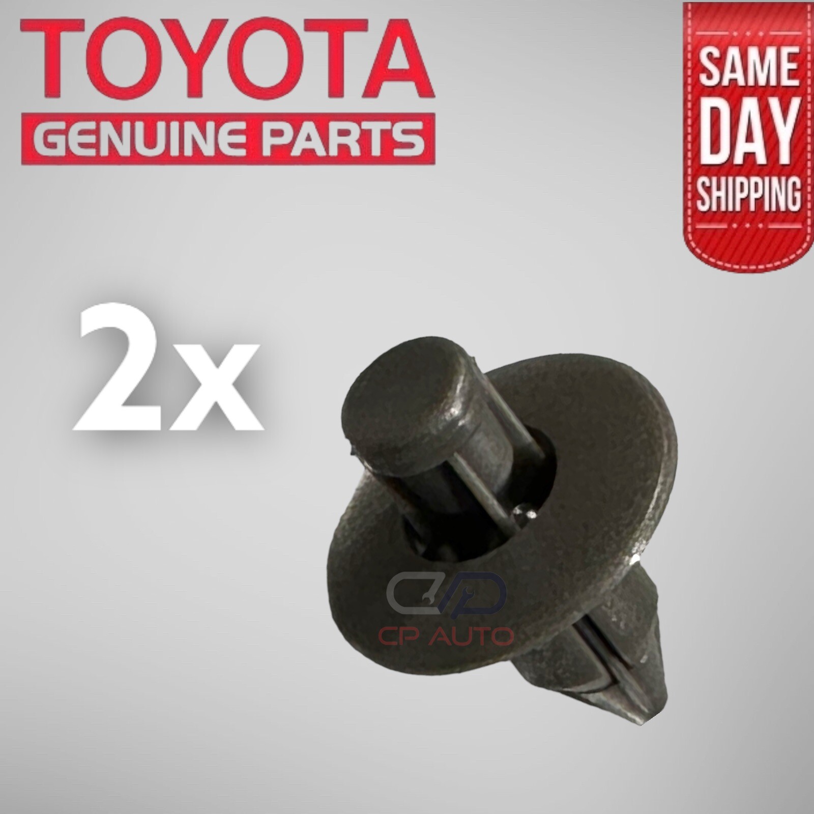 02 - 04 TOYOTA TACOMA INTERIOR DASH LOWER PANEL TRIM CLIP DARK GRAY OEM NEW