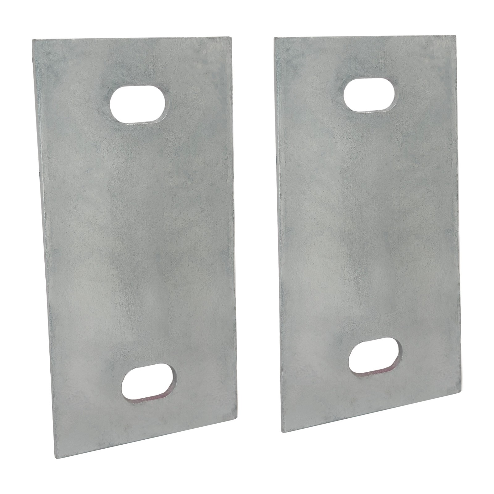 Stationary Dock Washer Plate, 5" x 2-1/2" - Heavy-Duty Galvanized Steel (2)