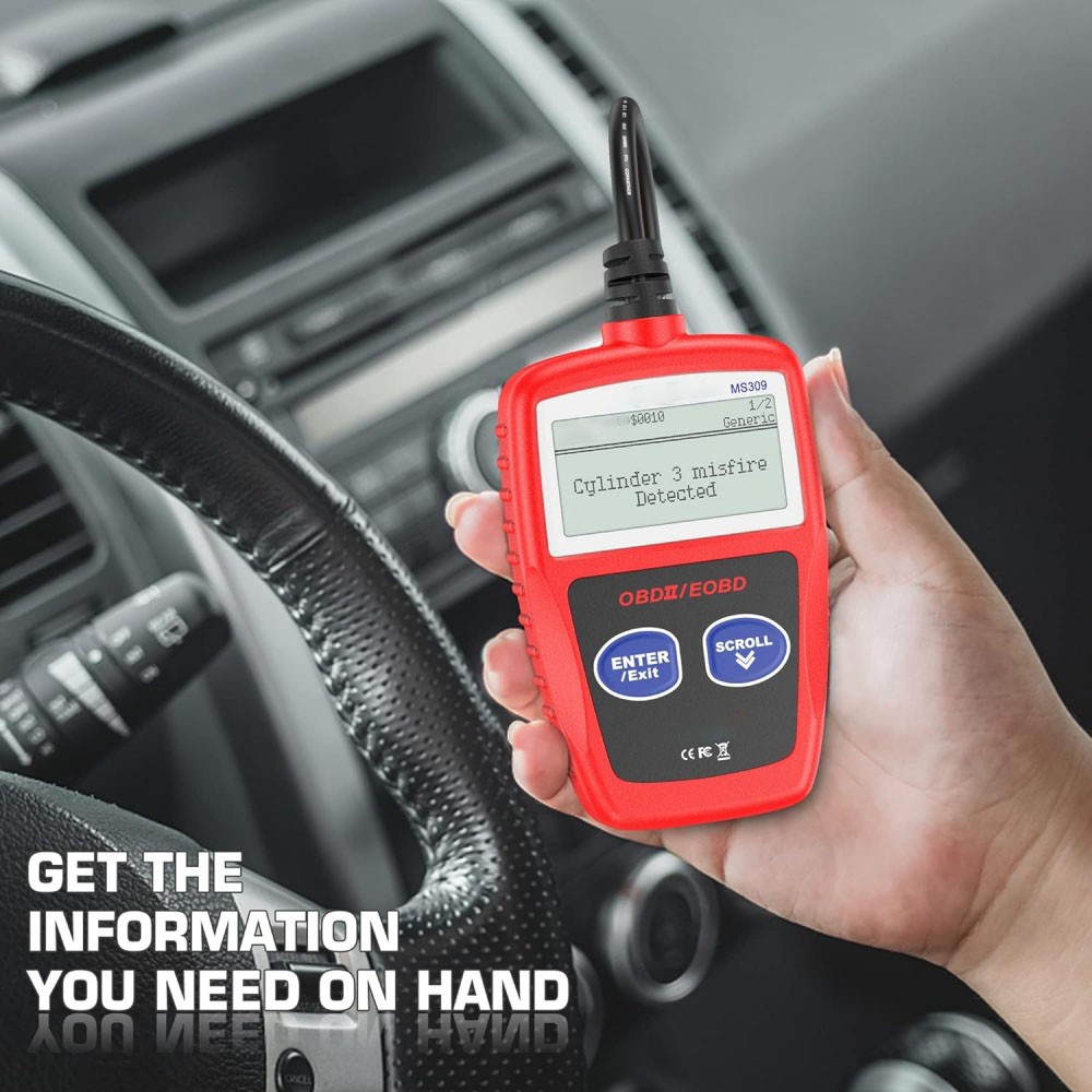 MS309 Automotive Code Reader OBD2 Scanner Diagnostic Tool Car Check Engine Fault