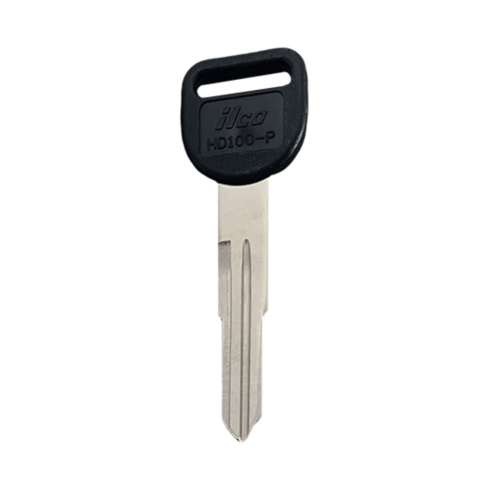HD100-P Plastic Head Key Blank Nickel