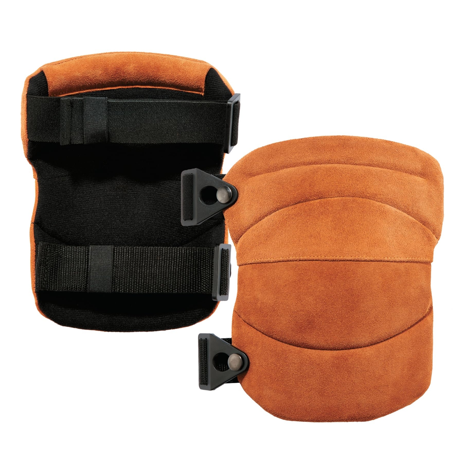 - 18232 Leather Knee Pads Heavy Duty ProFlex 230 Brown One Size