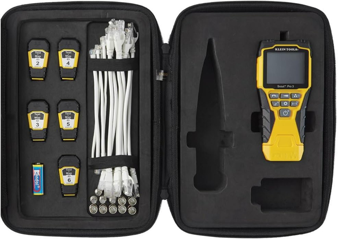 VDV770-125 Black Carrying Case for Scout Pro 3 & Test + Map Remotes