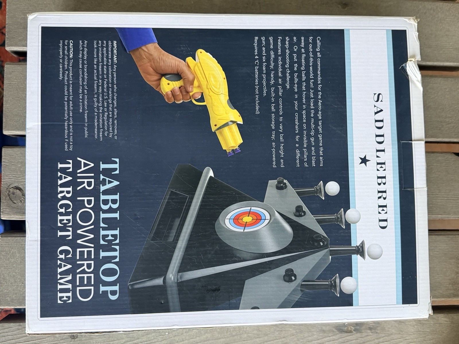 Tabletop Air-Powered Target Game