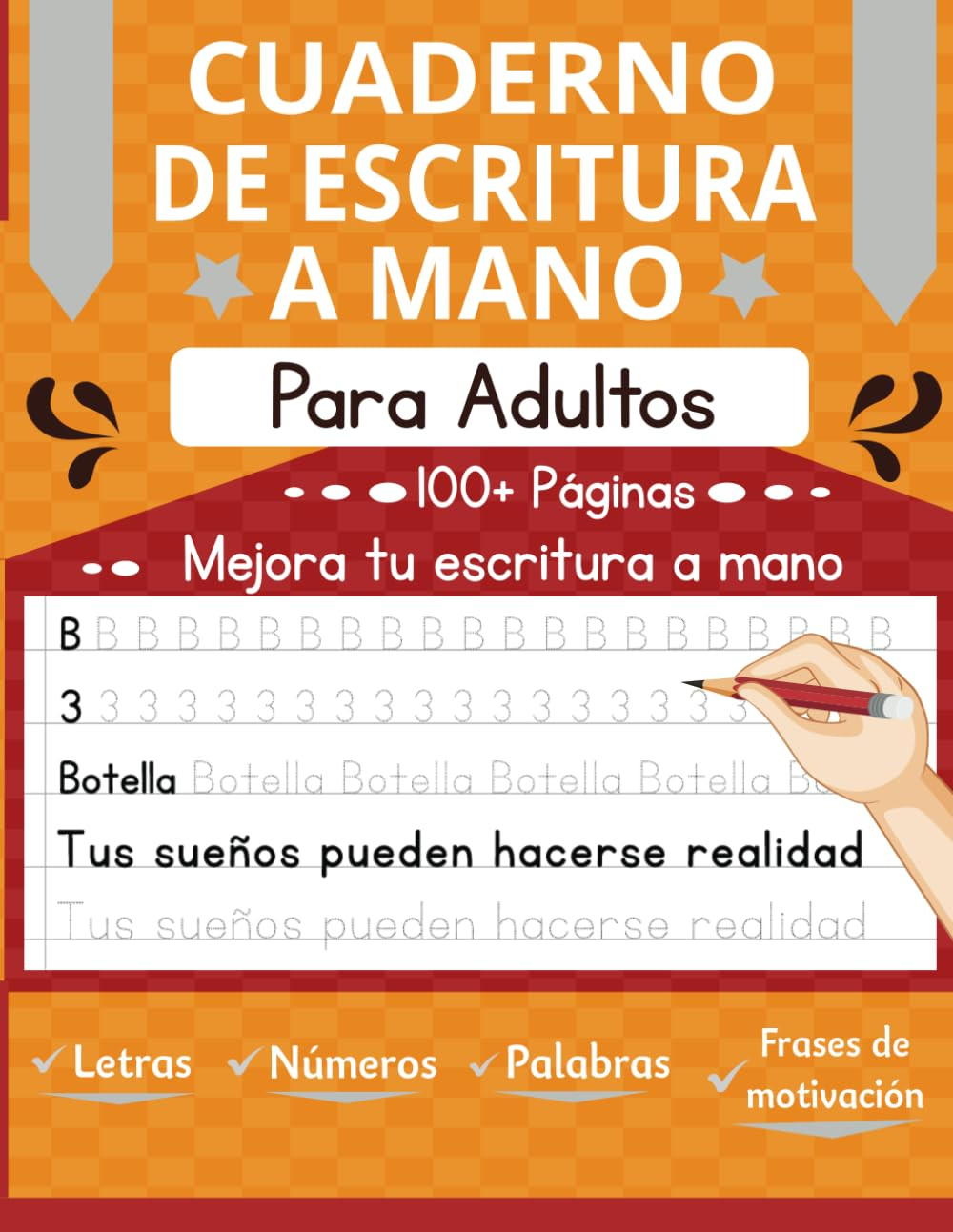 Cuaderno de Escritura a Mano para Adultos y Adolescentes: Aprende a escribir y d