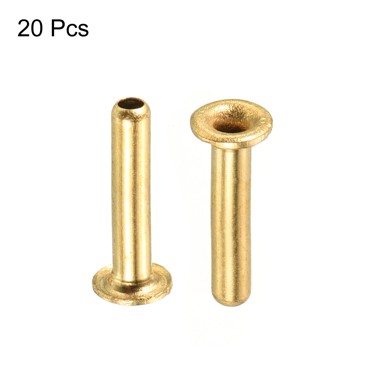 20pcs 2mm Tube Brass Compression Insert Tube Support Compression Sleeve Fitting