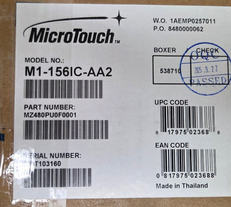 MicroTouch IC-156P-AA2 Android 15.3" All-in-One Touch Screen Computer Returns OK