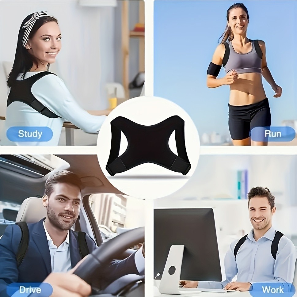 Adjustable Posture Corrector Back Shoulder Support Correct Brace Belt Men Women