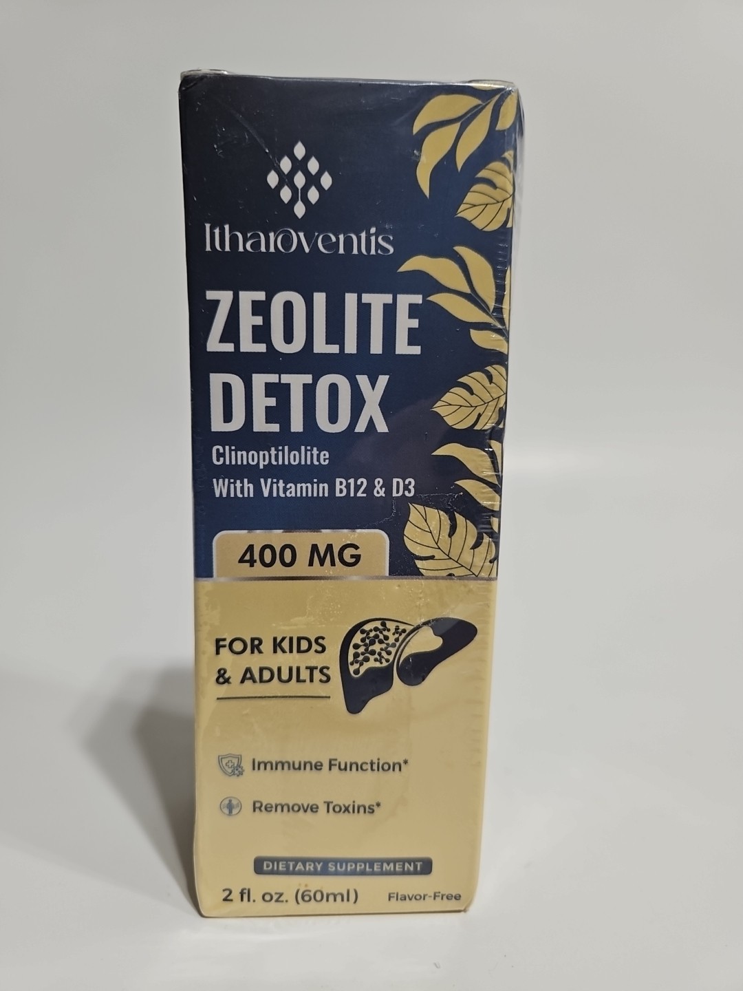 Itharoventis Zeolite Detox 2oz for Kids & Adults Clinoptilolite Exp 12/2026 New