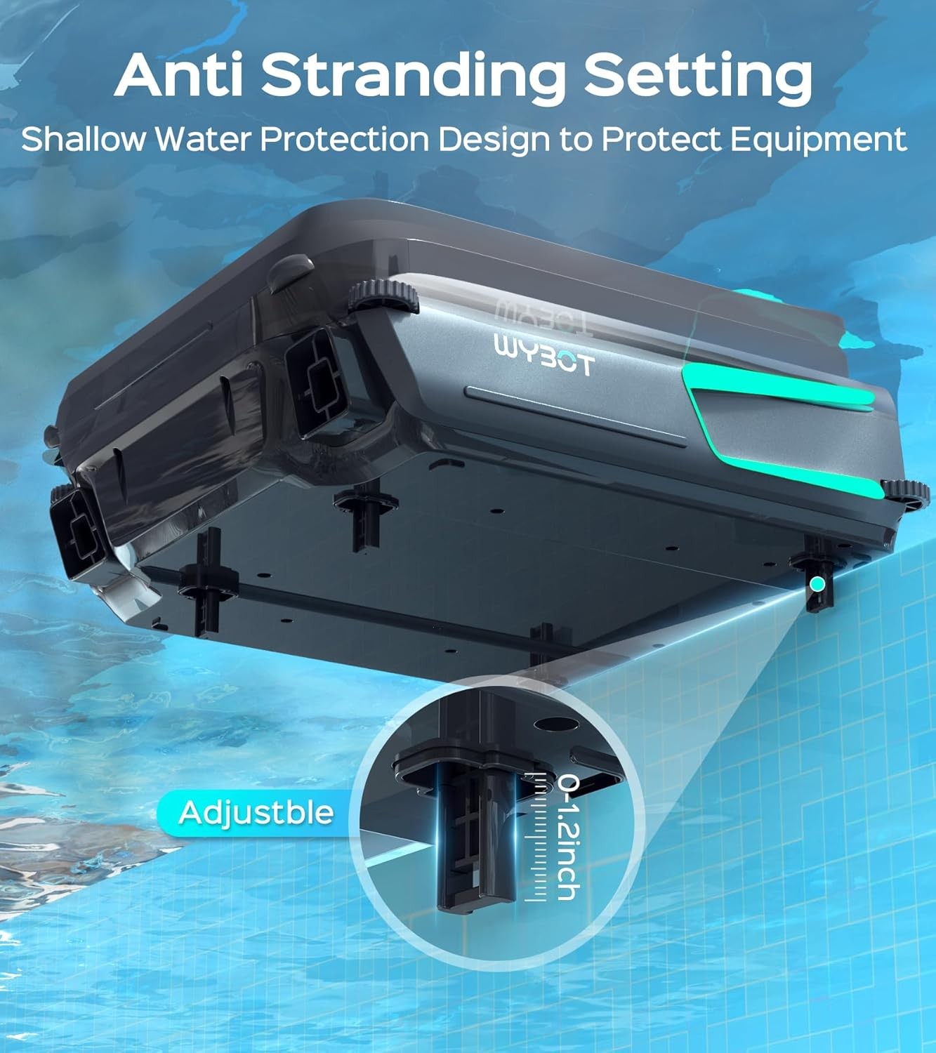 WYBOT F1 Pool Skimmer Robot Cleaner App Remote Control Automatic Pool Cleaner