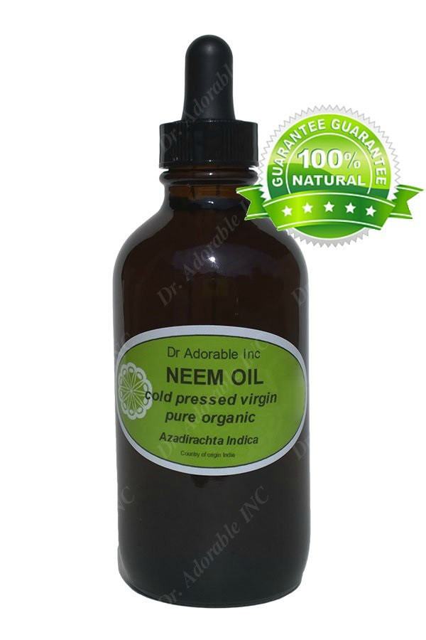 1oz Glass Bottle with Glass Dropper Neem Oil Pure & Organic for Skin Care Hair