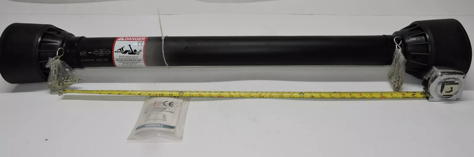 Universal PTO Shaft Cover Shield Guard - Universal Ends - Trimmable D102245