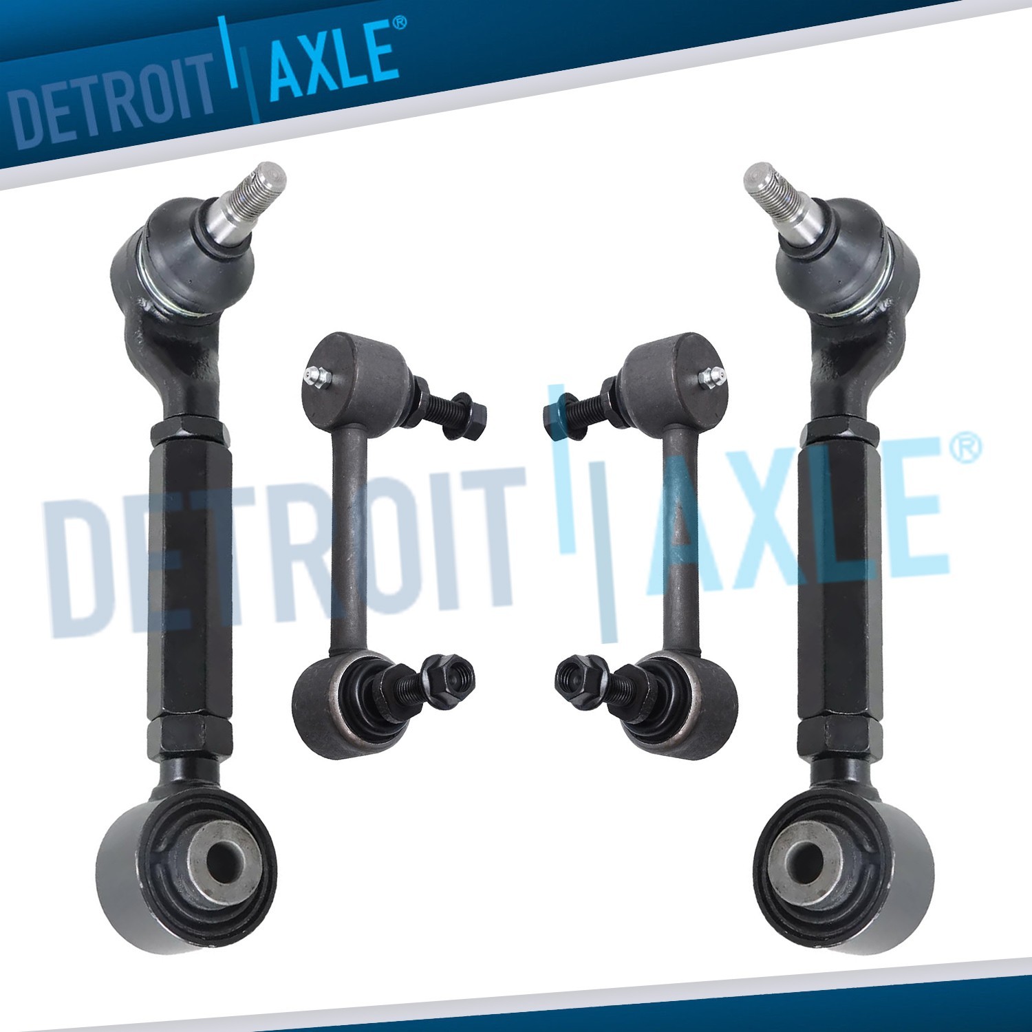 Rear Upper Forward Control Arms Sway Bars Links Kit for 2003 - 2007 Honda Accord
