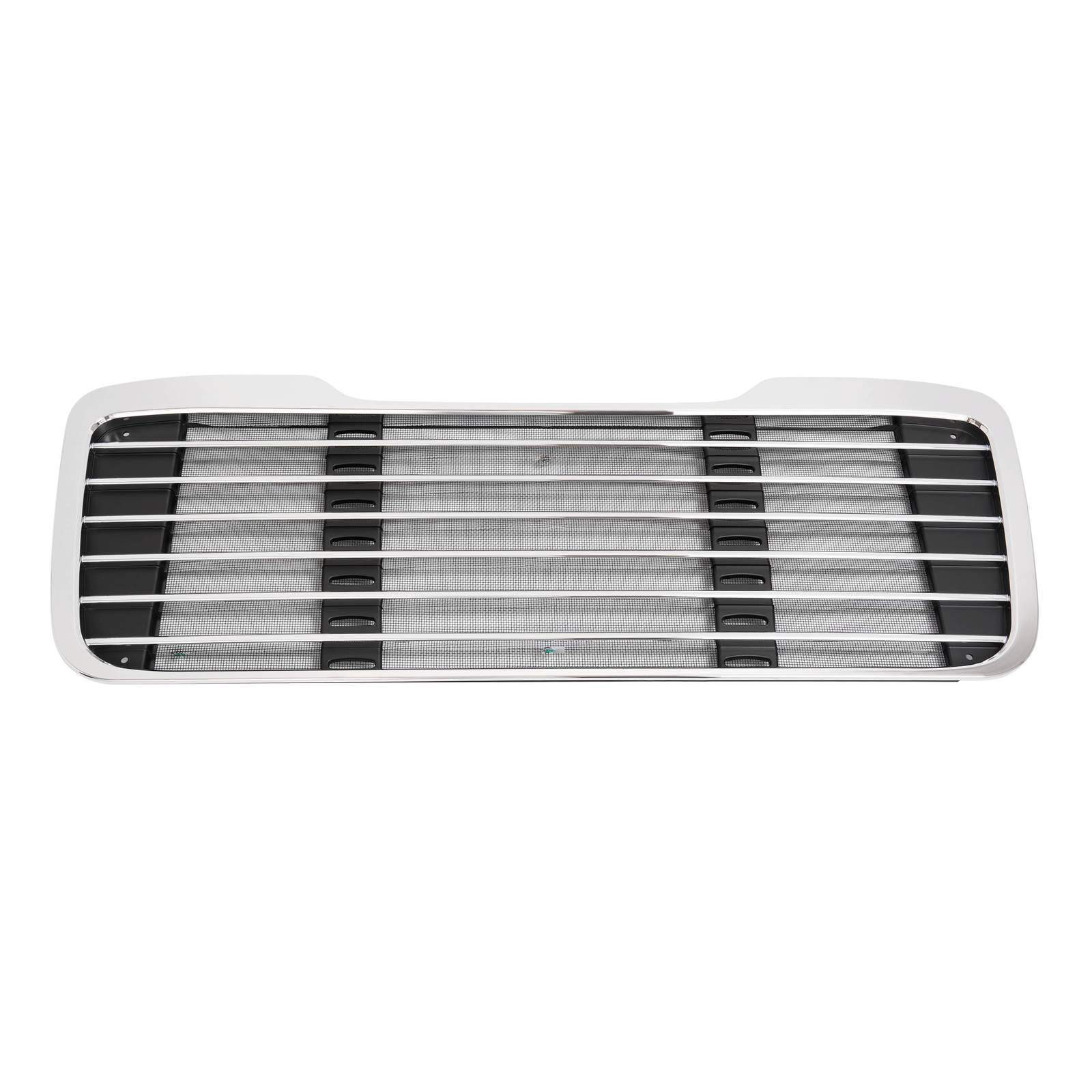 For Freightliner M2 2002-2022 Chrome Front Upper Bumper Grille ABS w/Bug Screen