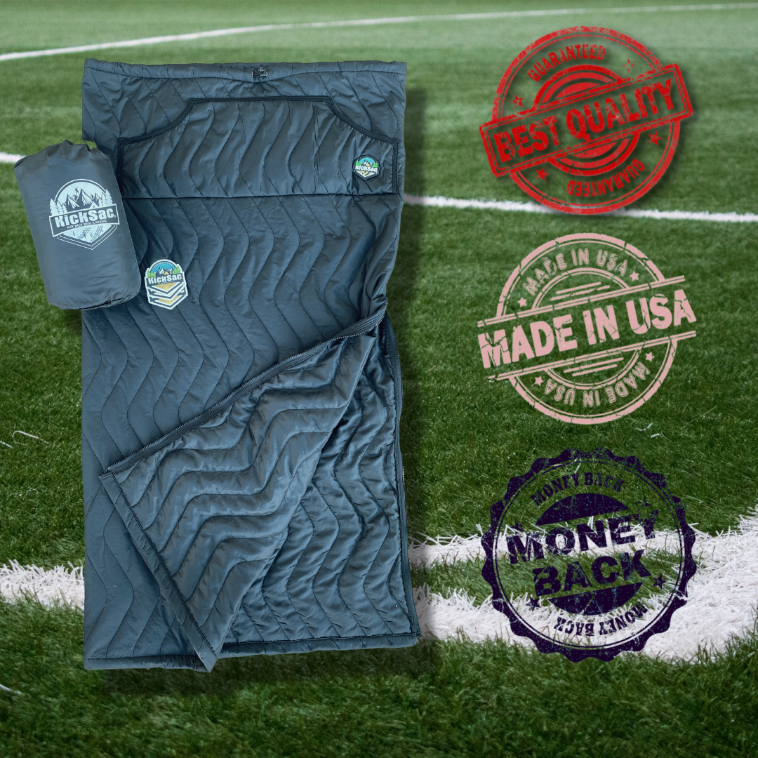 Packable Windproof Waterproof Outdoor Stadium Blanket Camping Hockey Soccer UTV
