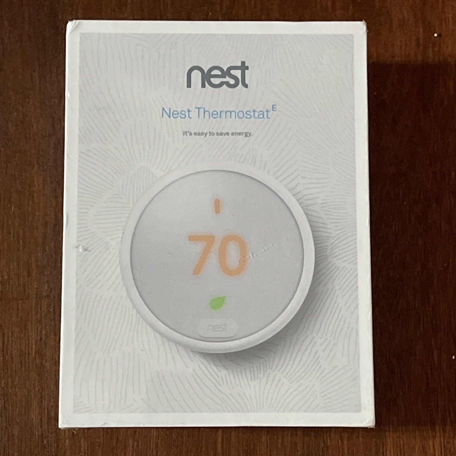 Nest Thermostat E T4001ES Programmable Thermostat Pro-edition White Sealed