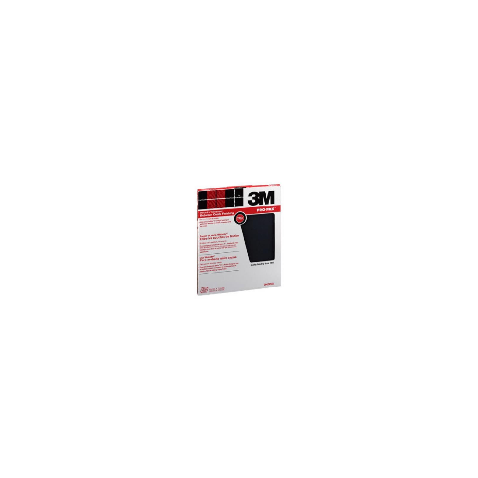 3M 99420NA Silicon Carbide Sandpaper, 400-Grit, 9 x 11 In., 25-Ct. - Quantity 1