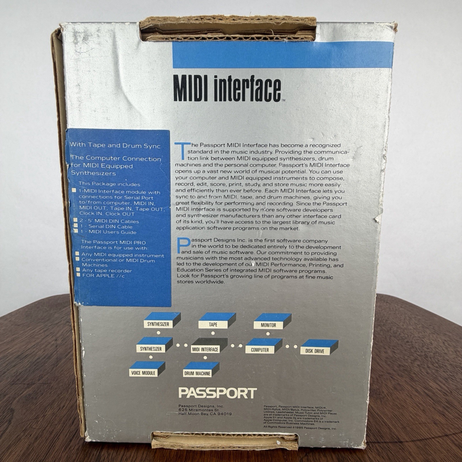 NOS Passport Designs AIC2 MIDI Interface