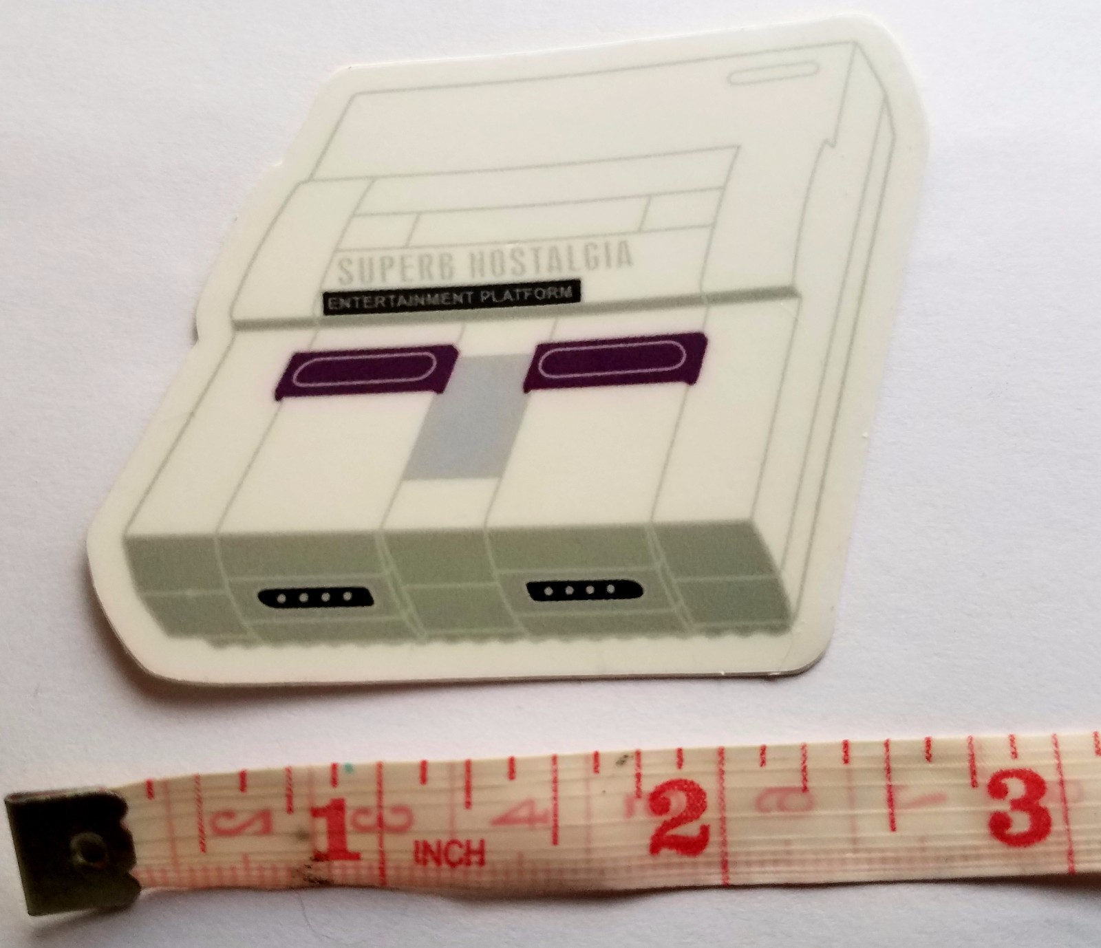 Super Nintendo (Nostalgia) Console Vinyl Sticker