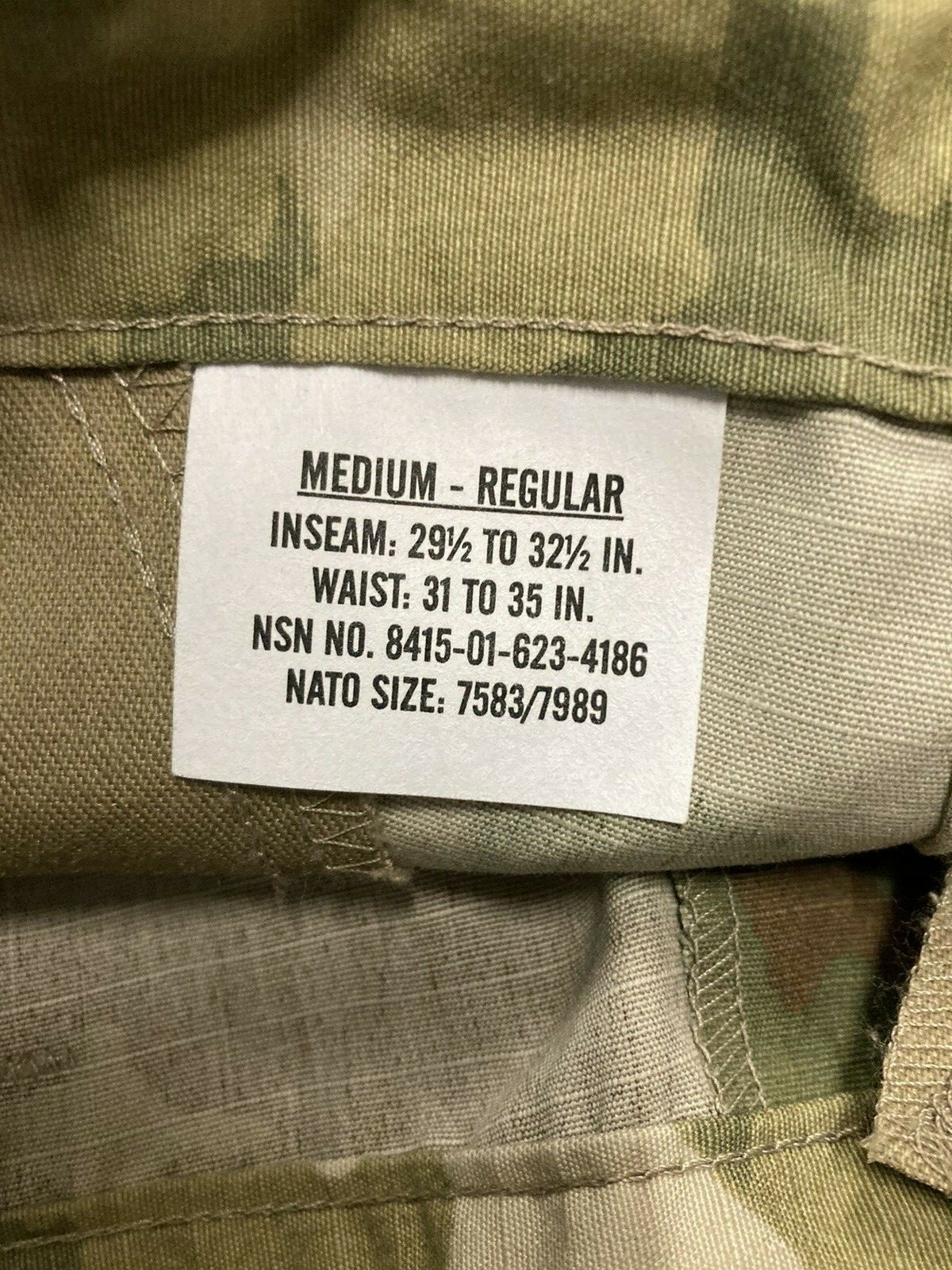 USGI MULTICAM OCP / Scorpion W2 Combat Pants Medium Regular NWT