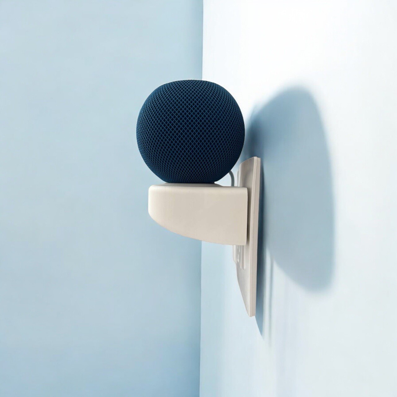 HomePod mini outlet stand US plug• white,black,gray,marble / 3D printed in USA