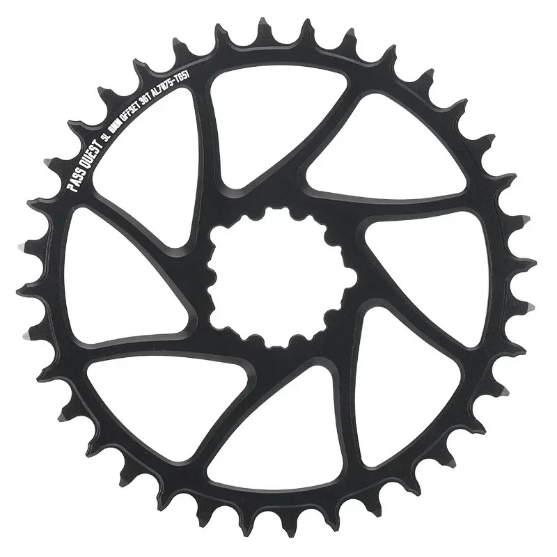 Direct Mount Bicycle Chainring 0mm Offset Wide Narrow Teeth Chainwheel 30-48T