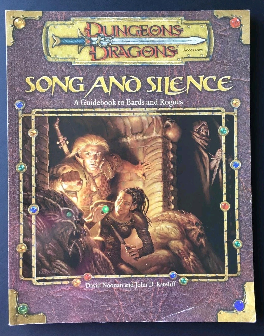 Song And Silence, a guidebook  to Bards & Rogues, AD&D, 1st print 2001, WTC11857