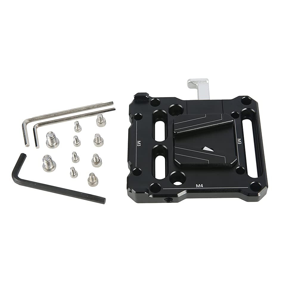 Quick Release V Lock Mount Battery Plate 15mm Rail Block 467 Camera Parts