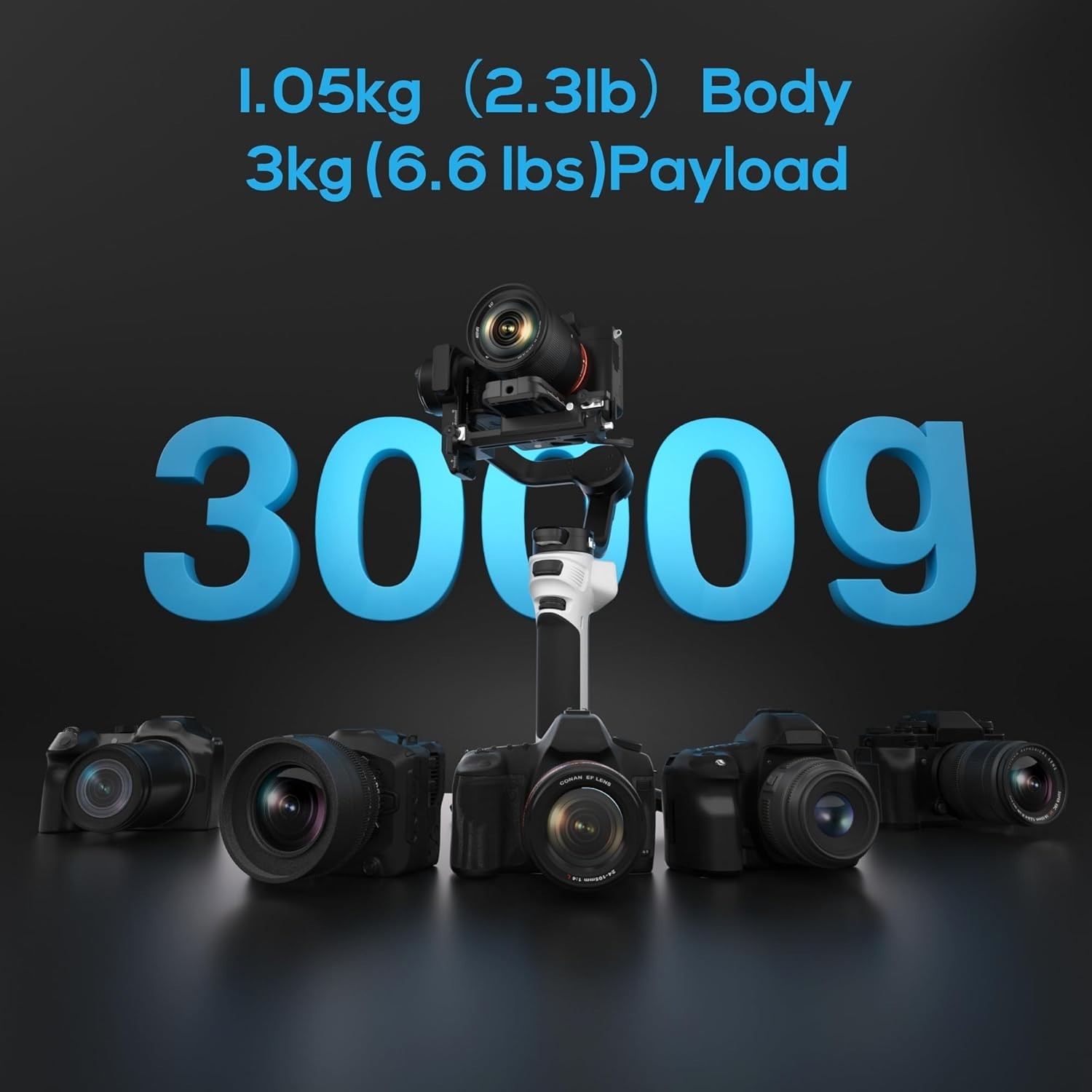 Zhiyun Weebill 3E 3-Axis Gimbal Stabilizer For Mirrorless Camera