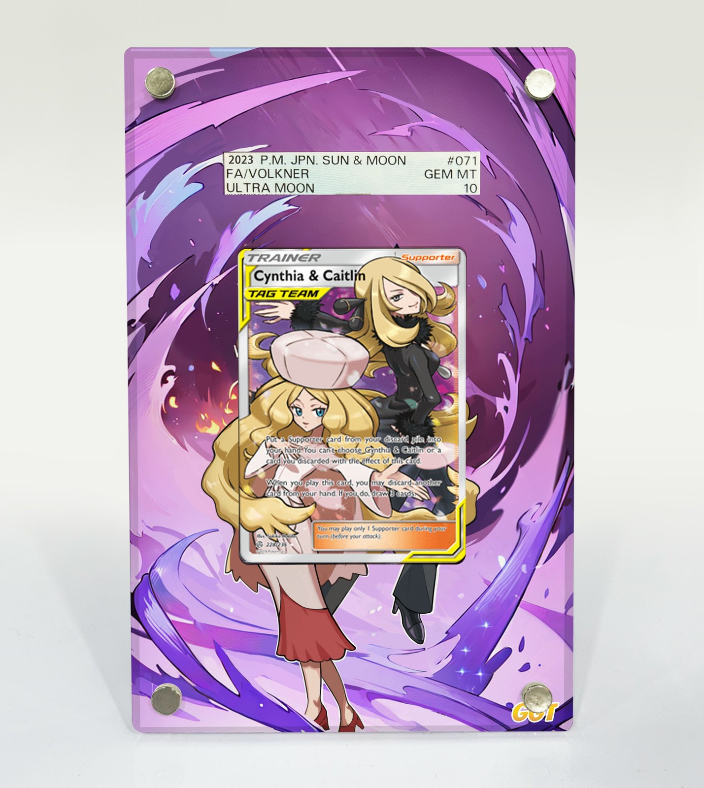 Cynthia & Caitlin CSM2cC-182 Pokémon Extended Protect Case Screwdown Card Holder