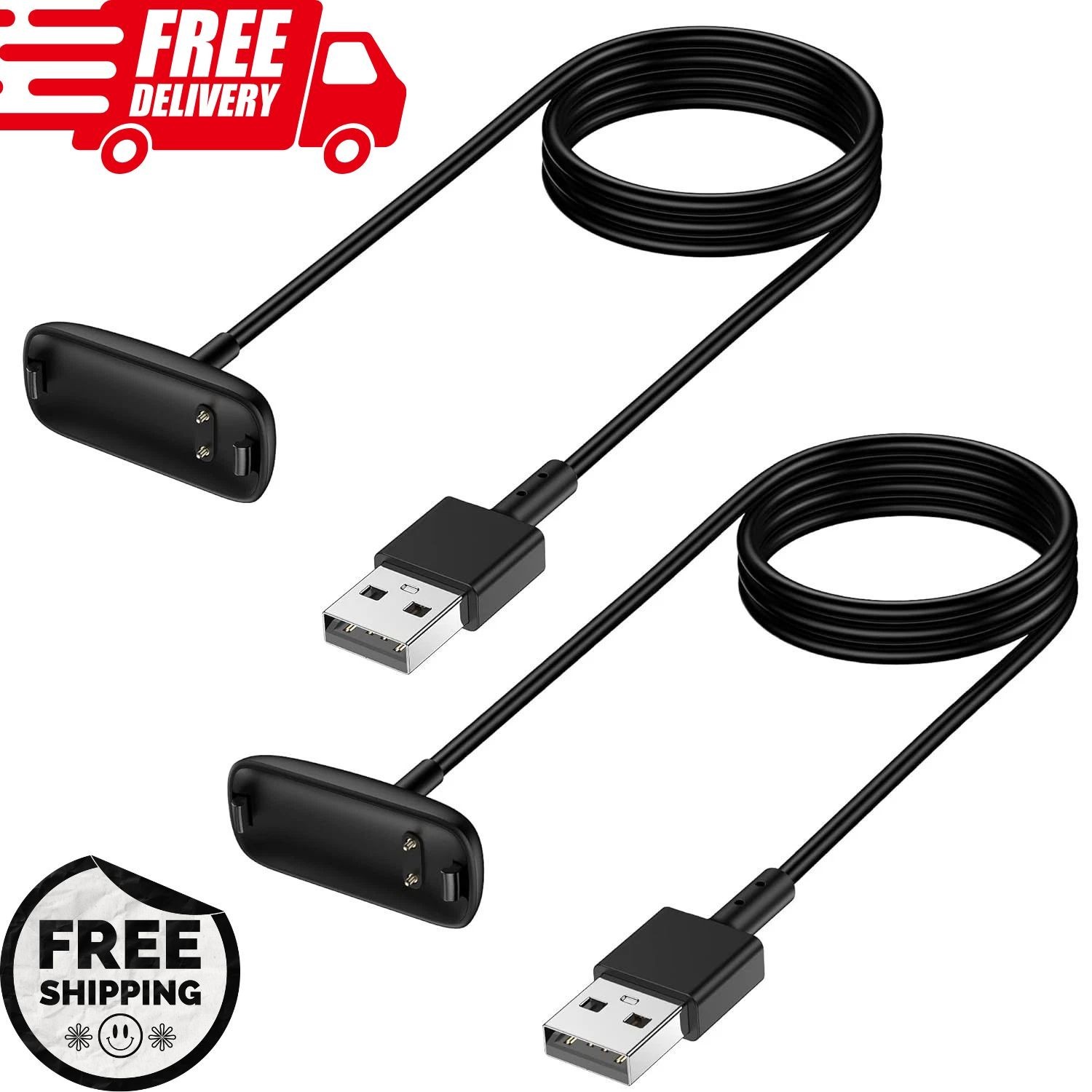 USB Charger For Fitbit Inspire 3 Fitness Tracker Replacement Charger Cradle Dock