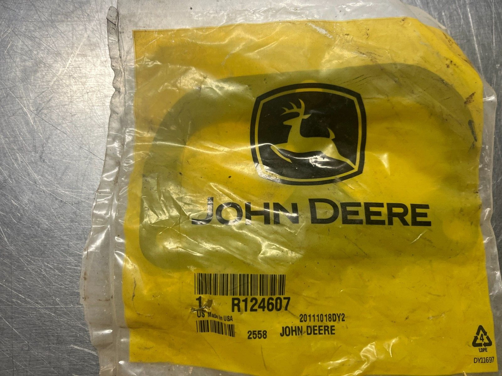R124607  OEM John Deere  Thermostat GASKET