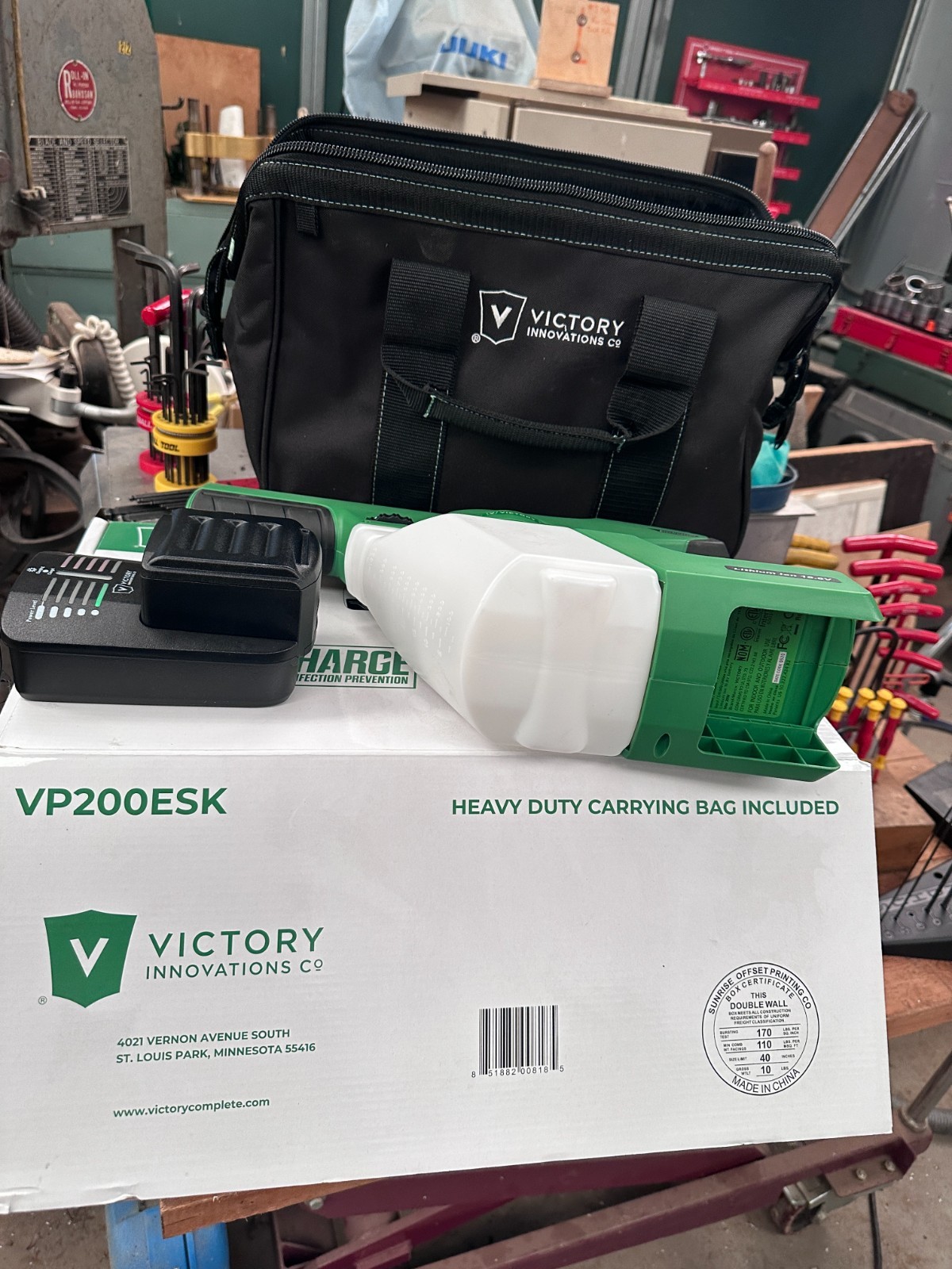 Victory CP200ESK Electrostatic Sprayer Kit w/Bag - NEW