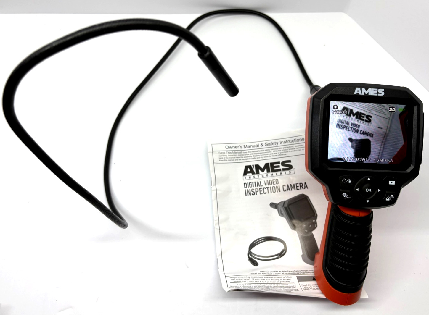 AMES INSTRUMENTS 64170 3.5" Digital Video Inspection Camera new