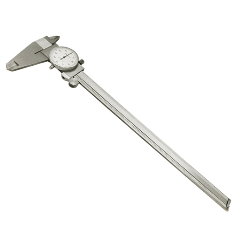 12'' Shockproof Dial Caliper Stainless Steel .001'' Grad Calipers Ruler w/Case