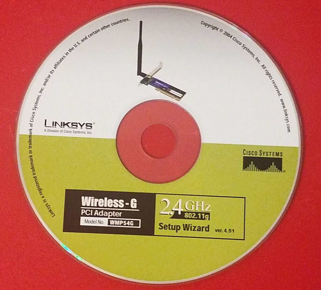 ⭐️⭐️⭐️⭐️⭐️ Driver Disc Linksys Wireless G PCI Adapter WMP54G Setup Wizard CD