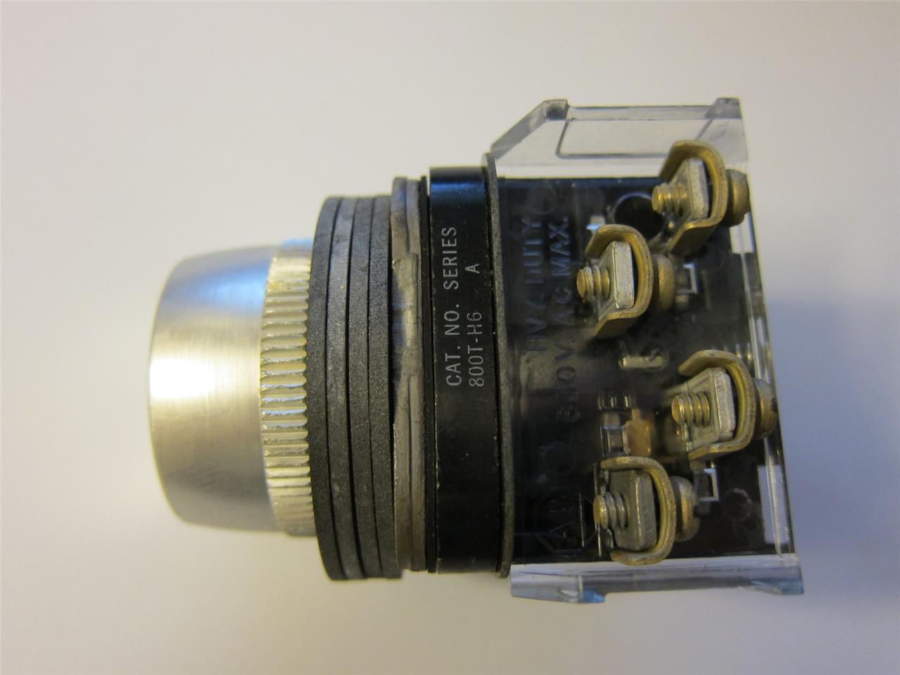 NEW AB Allen Bradley 2 Position Selector Switch Coin Slot 800T-H6B MORE LISTED