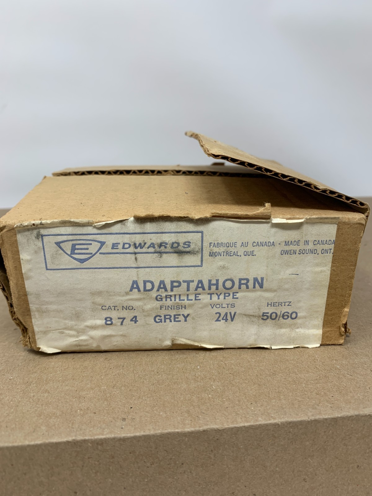 Edwards Signaling Adaptahorn 875-G1 Vibrating Horn 24VDC