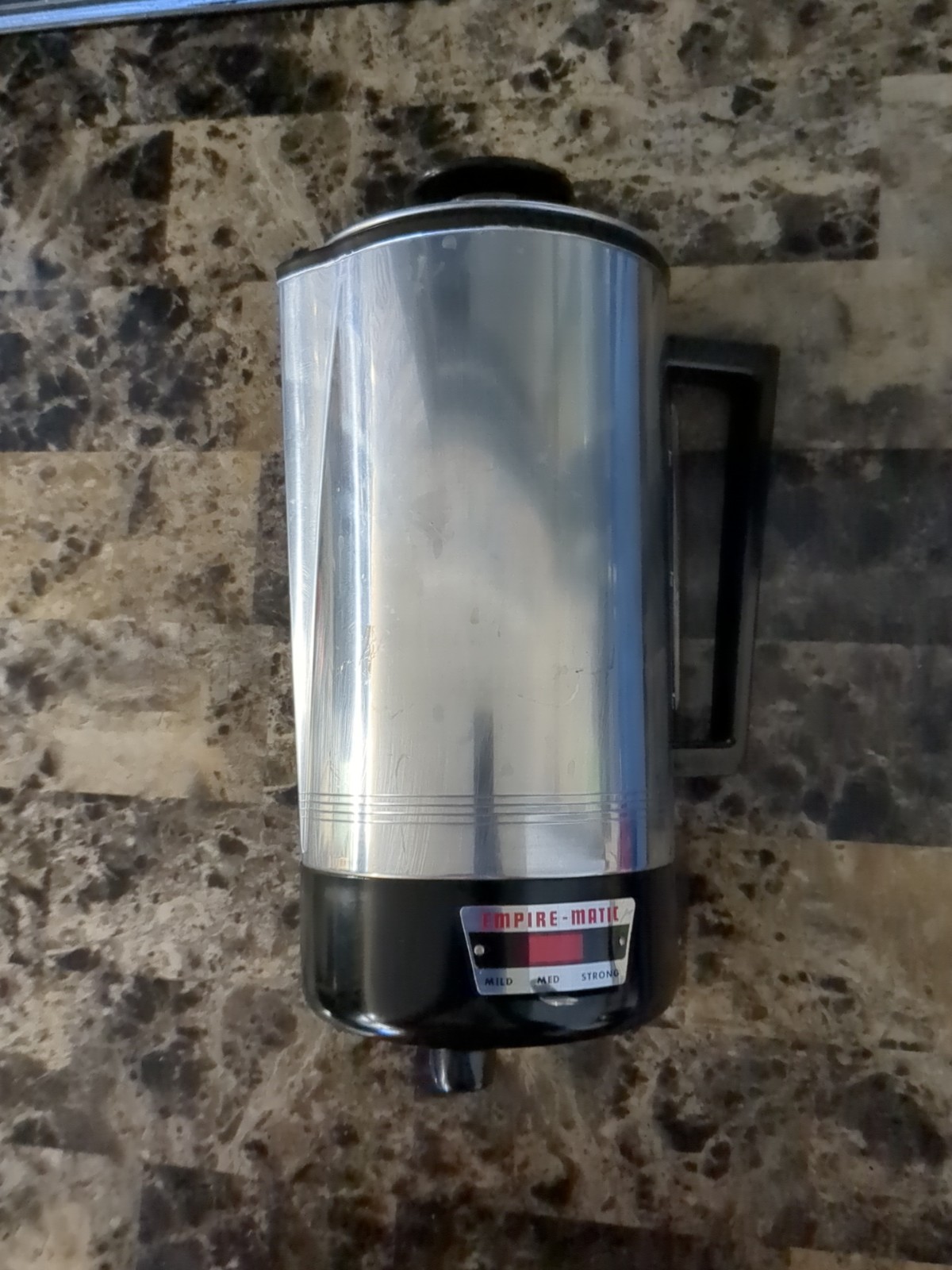 Vintage Empire 10 Cup Coffee Maker Percolator Electric Empire-Matic USA Used.