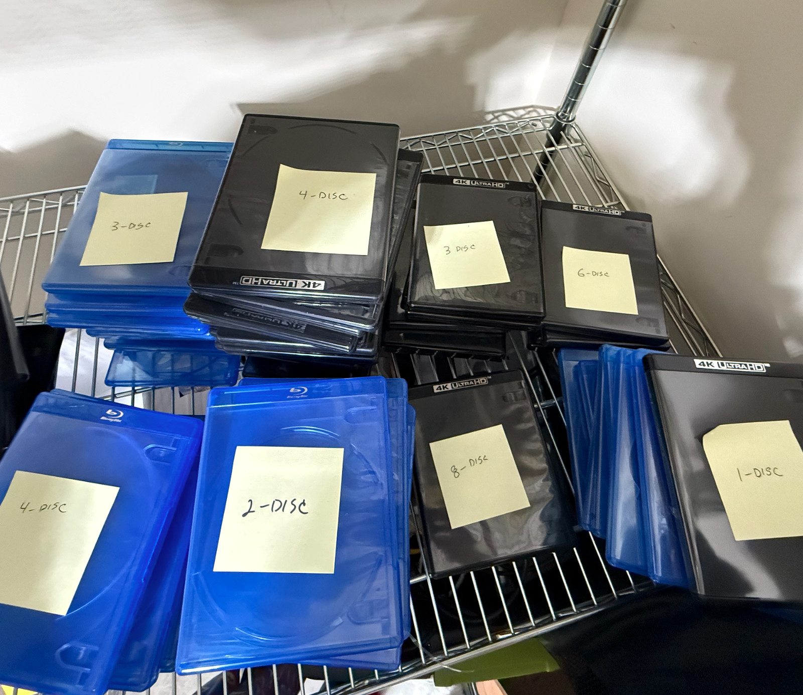 Empty Blu-ray/4K Ultra HD Replacement Cases (Very Good, No Cracks, 1/2/3 Disc)