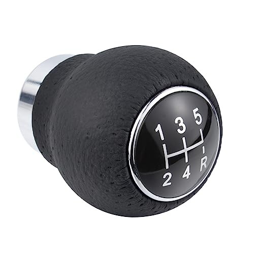 5 Speed Shifter Knob Car Stick Gear Lever Shifting Knobs Shift Ball Black