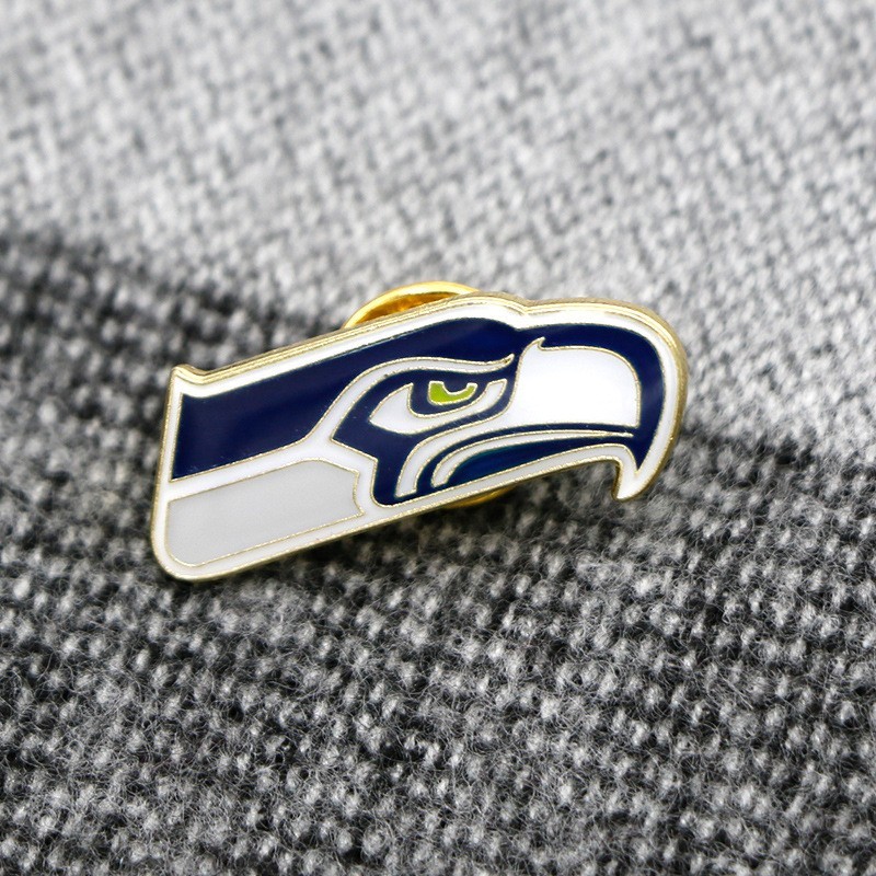 Seattle Seahawks NFL Enamel Pin Badge | Football Collectible Lapel Hat Pin