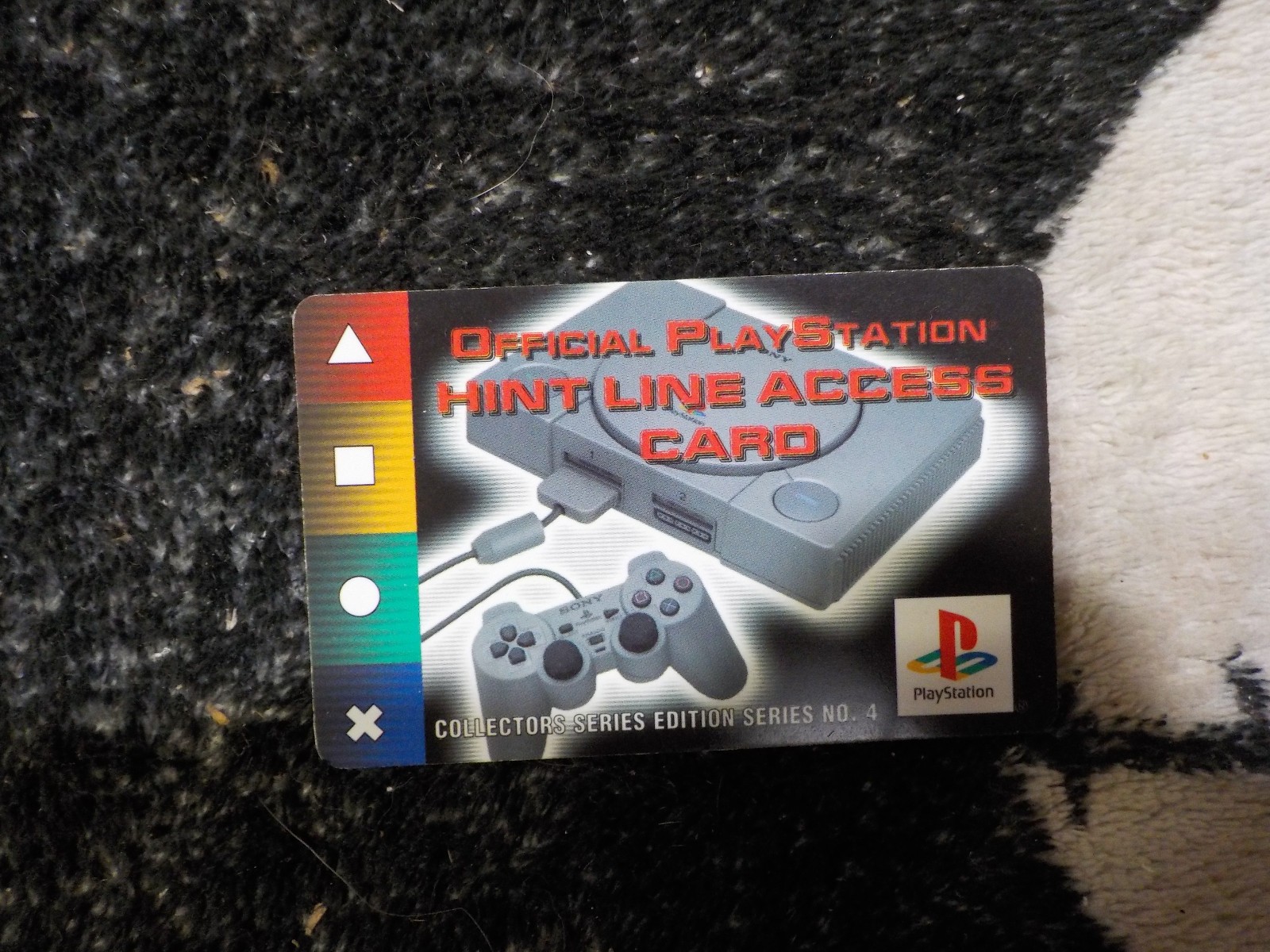 Official PlayStation Hint Line Access Card Collector Series Edition No. 4 Used